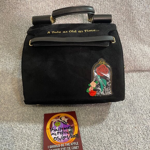 Her Universe Disney Beaty and The Beast Rose Crossbody Bag - Picture 1 of 5